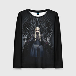 Лонгслив женский Дейнерис Таргариен игра престолов, цвет: 3D-принт