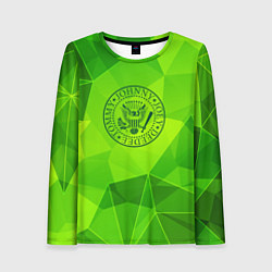 Женский лонгслив Ramones green poly