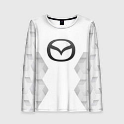 Женский лонгслив Mazda white poly