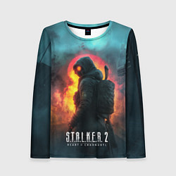 Женский лонгслив Stalker 2 радиоактивный дым