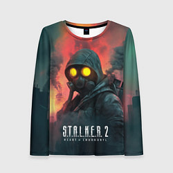 Женский лонгслив Stalker 2 радиоактивный дым