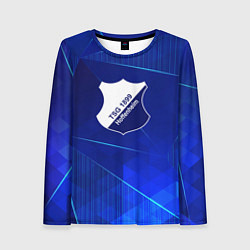 Лонгслив женский Hoffenheim blue poly, цвет: 3D-принт