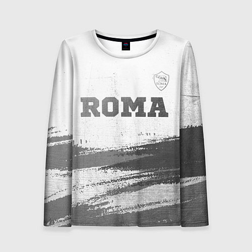 Женский лонгслив Roma - white gradient посередине / 3D-принт – фото 1