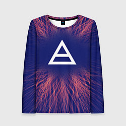 Лонгслив женский Thirty Seconds to Mars red energy, цвет: 3D-принт