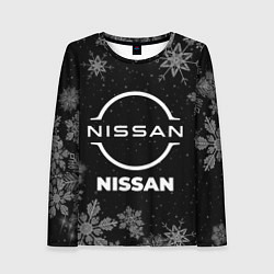 Лонгслив женский Снежный Nissan, цвет: 3D-принт
