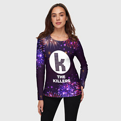 Лонгслив женский Праздничный The Killers, цвет: 3D-принт — фото 2