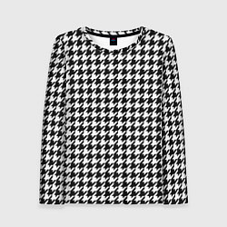 Женский лонгслив Гусиные лапки