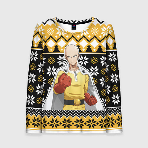 Женский лонгслив One-Punch Man sweater / 3D-принт – фото 1