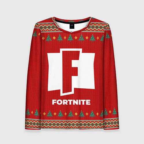 Женский лонгслив Fortnite new year / 3D-принт – фото 1