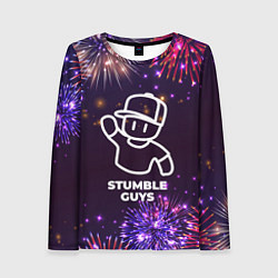 Женский лонгслив Праздничный Stumble Guys
