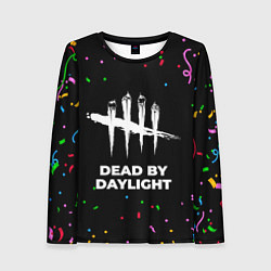 Женский лонгслив Dead by Daylight конфети
