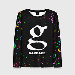Женский лонгслив Garbage конфети