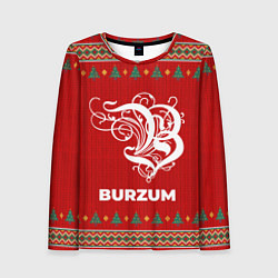 Женский лонгслив Burzum new year