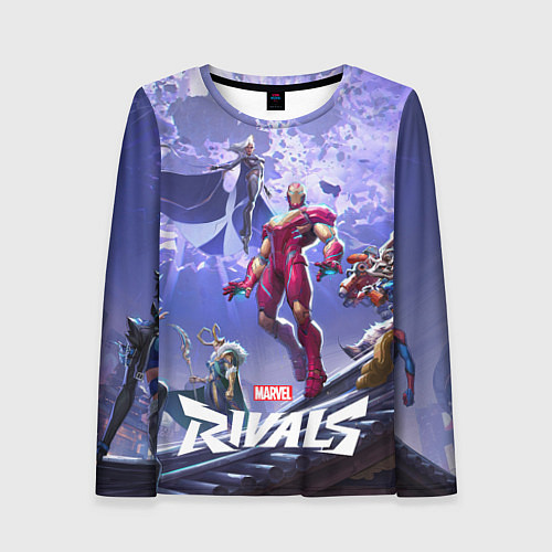 Женский лонгслив Герои Marvel rivals / 3D-принт – фото 1