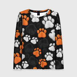 Женский лонгслив Мохнатые лапки