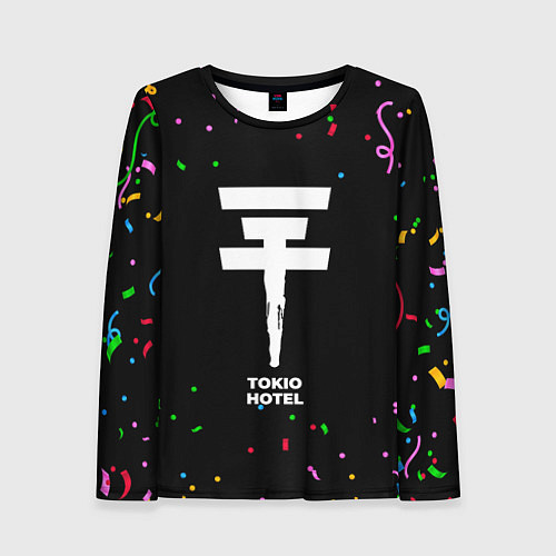 Женский лонгслив Tokio Hotel конфети / 3D-принт – фото 1