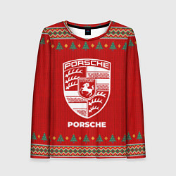 Женский лонгслив Porsche new year