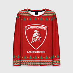 Женский лонгслив Lamborghini new year