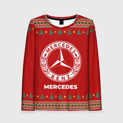 Женский лонгслив Mercedes new year