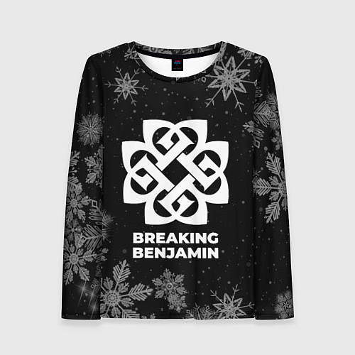 Женский лонгслив Снежный Breaking Benjamin / 3D-принт – фото 1
