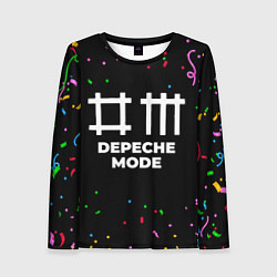 Женский лонгслив Depeche Mode конфети