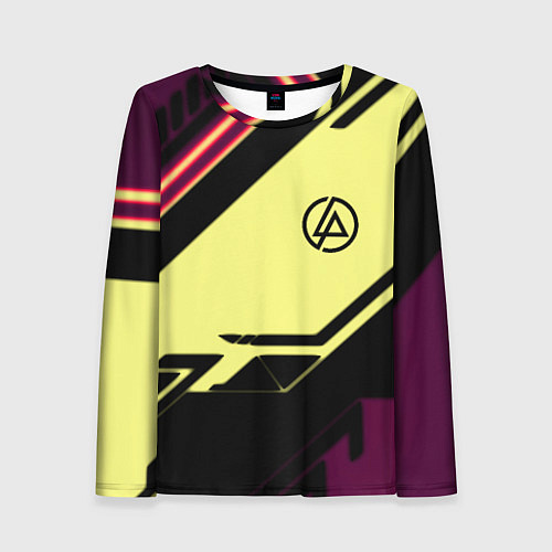 Женский лонгслив Linkin park geometry steel / 3D-принт – фото 1