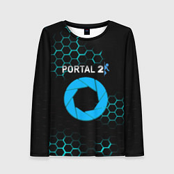 Лонгслив женский Portal соты броня, цвет: 3D-принт