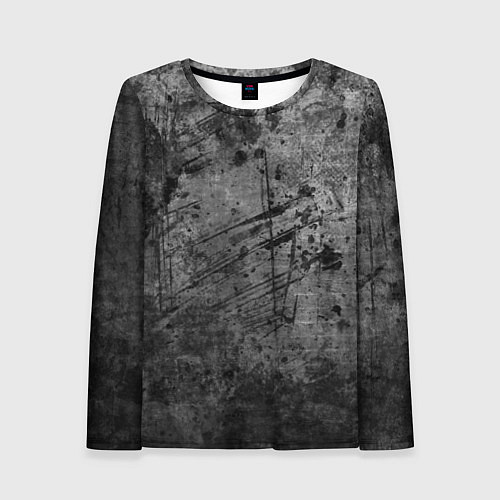 Женский лонгслив Абстракция - grunge break / 3D-принт – фото 1