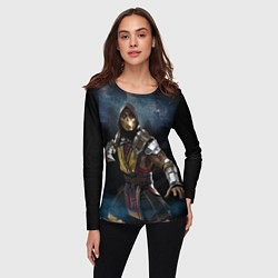 Лонгслив женский Mortal Kombat - Скорпион, цвет: 3D-принт — фото 2