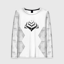 Женский лонгслив Warframe white poly