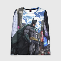 Женский лонгслив Страж города Бэтмен