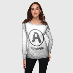 Лонгслив женский Aerosmith - white gradient, цвет: 3D-принт — фото 2