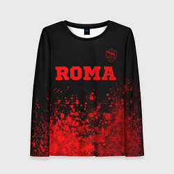 Лонгслив женский Roma - red gradient посередине, цвет: 3D-принт