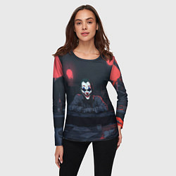 Лонгслив женский Джокер в пустом баре, цвет: 3D-принт — фото 2