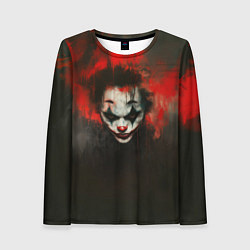 Женский лонгслив Голова Джокера
