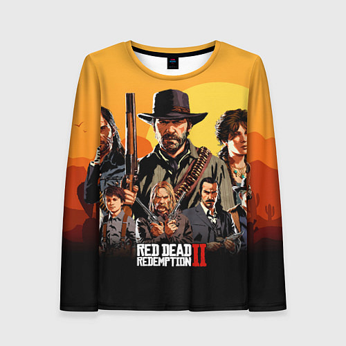 Женский лонгслив Red Dead Redemption 2 / 3D-принт – фото 1