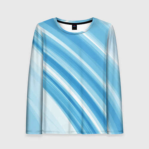 Женский лонгслив Акварель / 3D-принт – фото 1