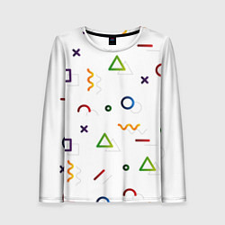 Женский лонгслив Геометрический хаос