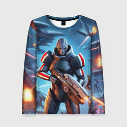 Женский лонгслив Mass Effect - space fantasy
