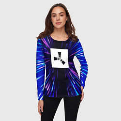 Лонгслив женский Rust neon energy, цвет: 3D-принт — фото 2