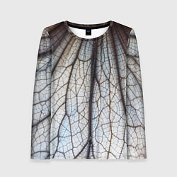 Женский лонгслив Прожилки растения