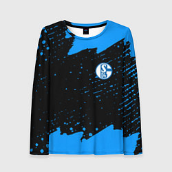 Женский лонгслив Schalke 04 fc blue color