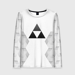 Женский лонгслив Zelda white poly