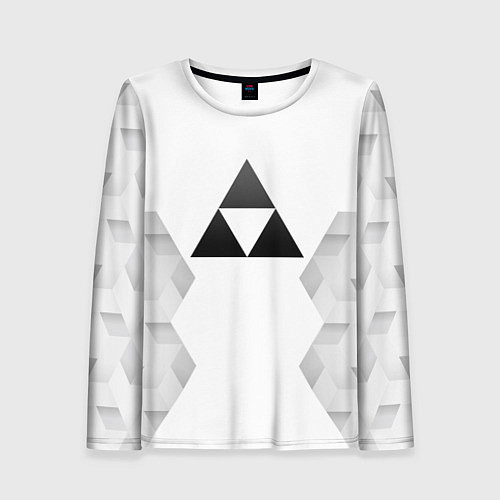 Женский лонгслив Zelda white poly / 3D-принт – фото 1