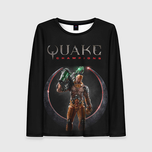 Женский лонгслив Quake champions - Visor / 3D-принт – фото 1