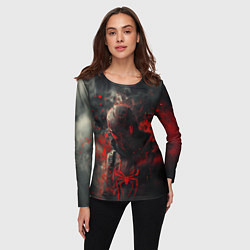 Лонгслив женский Black Spider-man, цвет: 3D-принт — фото 2