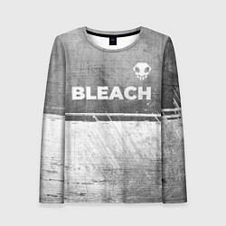 Женский лонгслив Bleach - grey gradient посередине