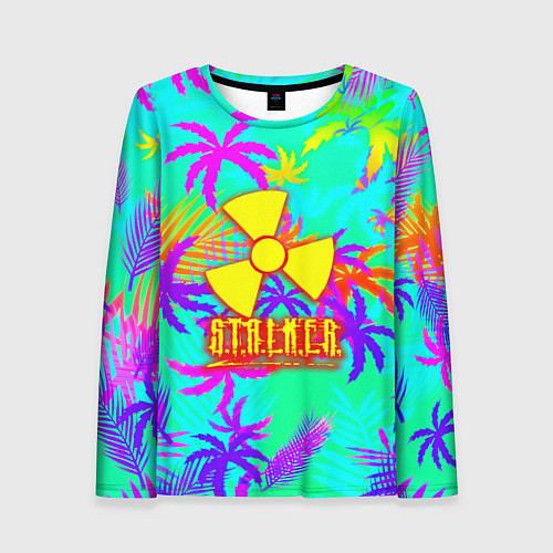 Женский лонгслив Stalker тропики из гта / 3D-принт – фото 1