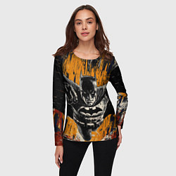 Лонгслив женский Бэтмен супергерой, цвет: 3D-принт — фото 2