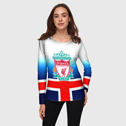Лонгслив женский Liverpool Англия, цвет: 3D-принт — фото 2